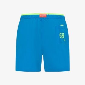 Shorts mare in nylon turchese