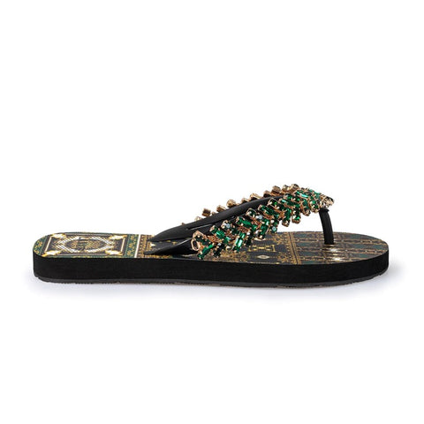 Flat rococo smeraldo