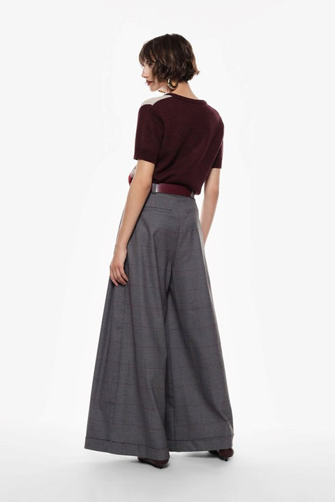 Pantalone ampio prince of galles