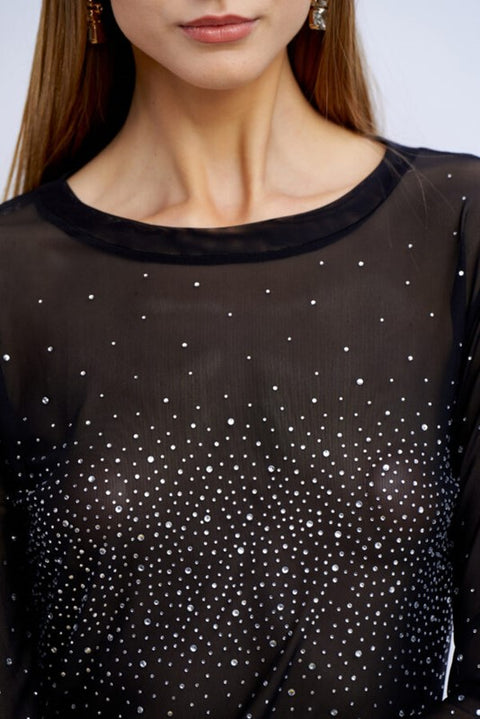 T-shirt manica lunga trasparente nosecrets