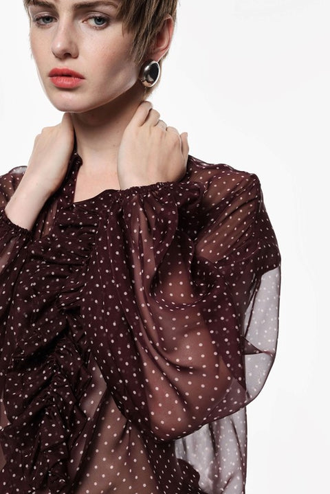 Camicia con maniche lunghe e colletto