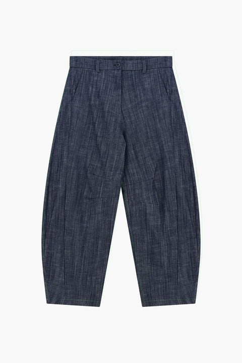 Pantaloni ampi stampa astratta vita alta
