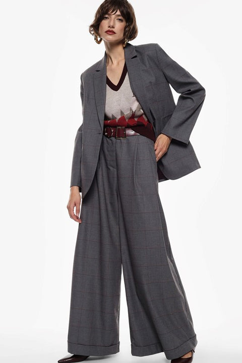 Pantalone ampio prince of galles