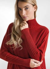 Pullover collo alto