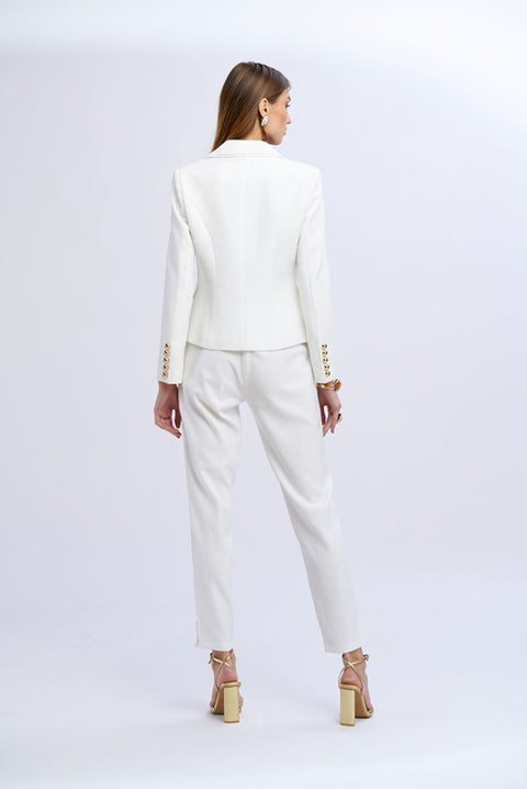 Pantalone no secrets bottoni oro