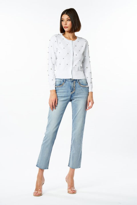 Cardigan rombi e diamanti