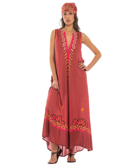 Abito lungo tribal sea