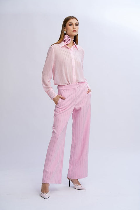 Camicia gessata diamanti
