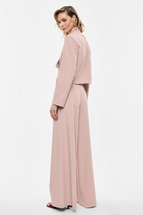 Pantalone ampio vita alta con cintura