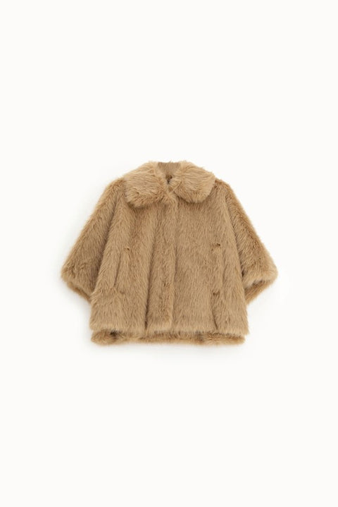 Giacca corta in eco-fur morbida