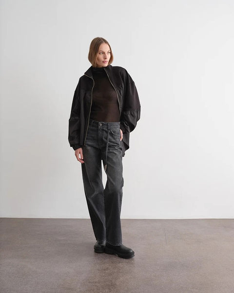 Felpa in tessuto ton sur ton