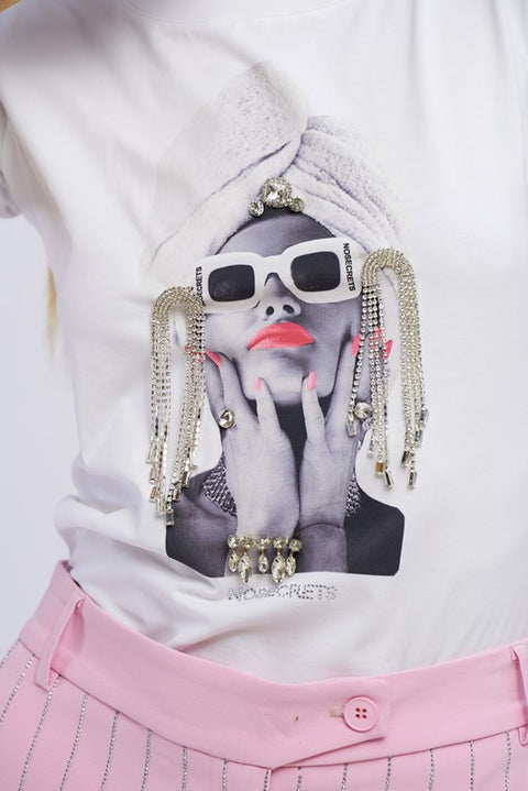 T-shirt occhiali no secrets