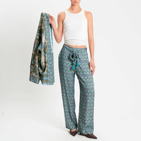 Pantalone fantasia geometrica
