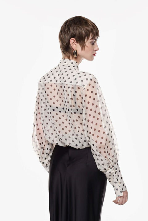 Camicia  a pois