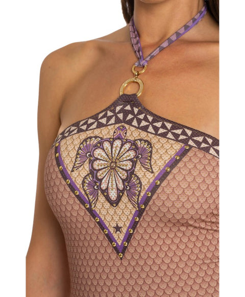 Costume da bagno intero anella borchie tribal sea