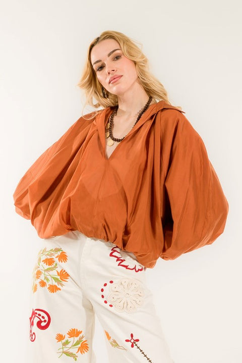 Camicia ampia palloncino