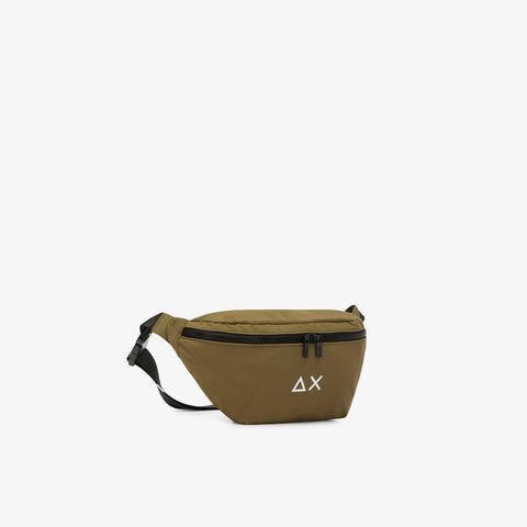 Marsupio in nylon verde militare scuro