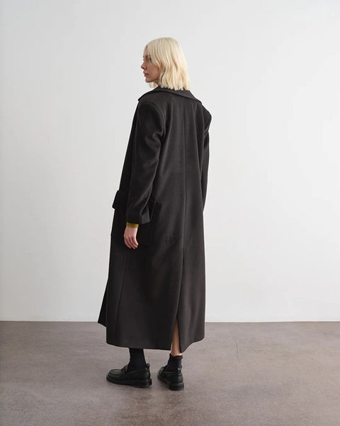 Cappotto lungo tinta unita