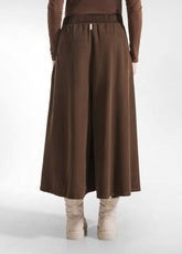 Pantalone coulotte in vita