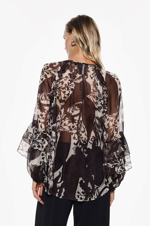 Camocia fantasia in organza