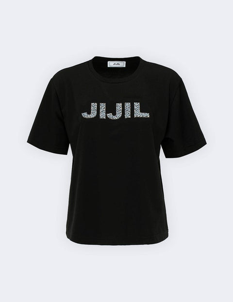 T-shirt con logo pietre