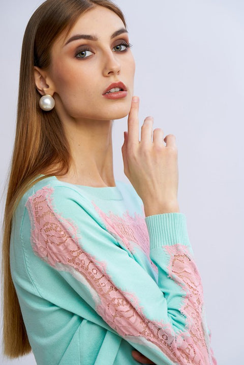 Maglia inserti pizzo