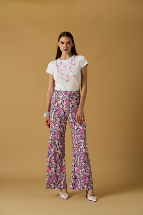 Pantalone jersey stampato