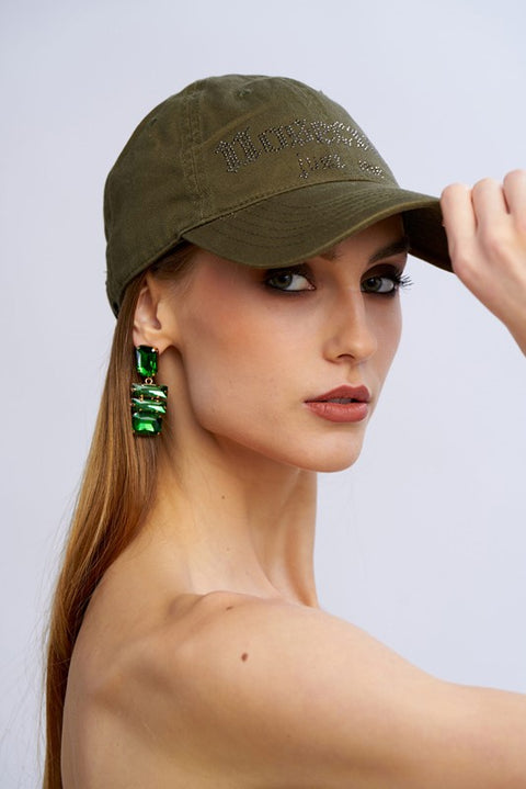Cappello baseball con strass