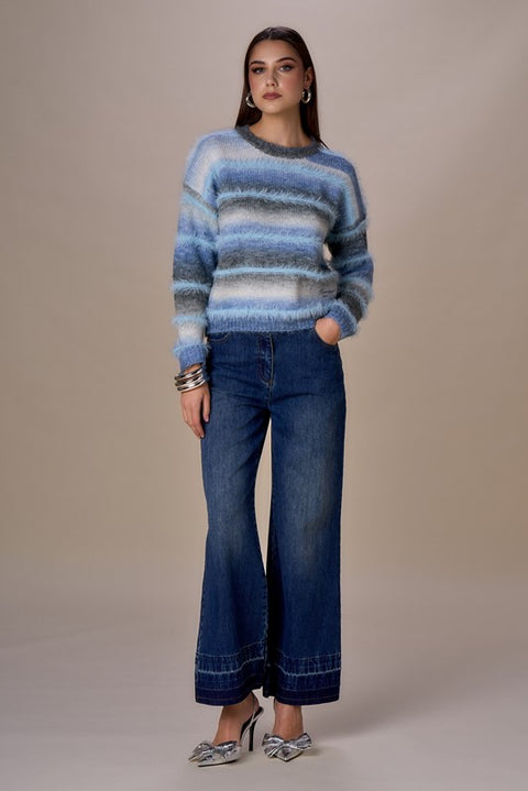 Jeans fondo contrasto
