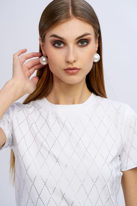 T-shirt rombi diamanti