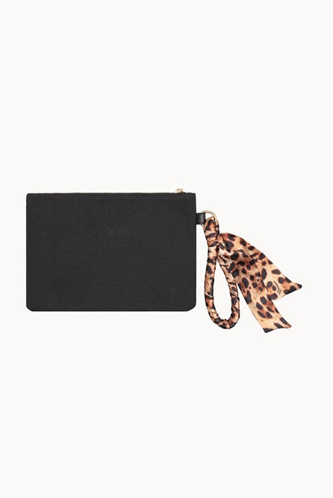 Pochette capri in canvas con foulard