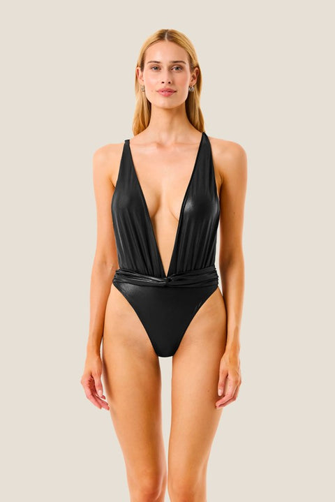 Costume intero metallic touch resort