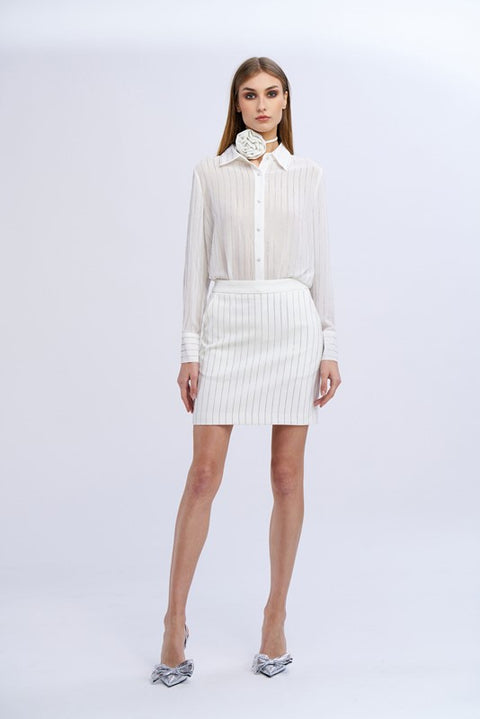 Camicia gessata diamanti