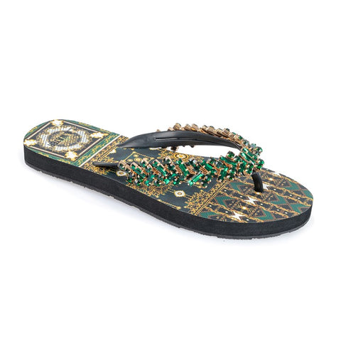 Flat rococo smeraldo