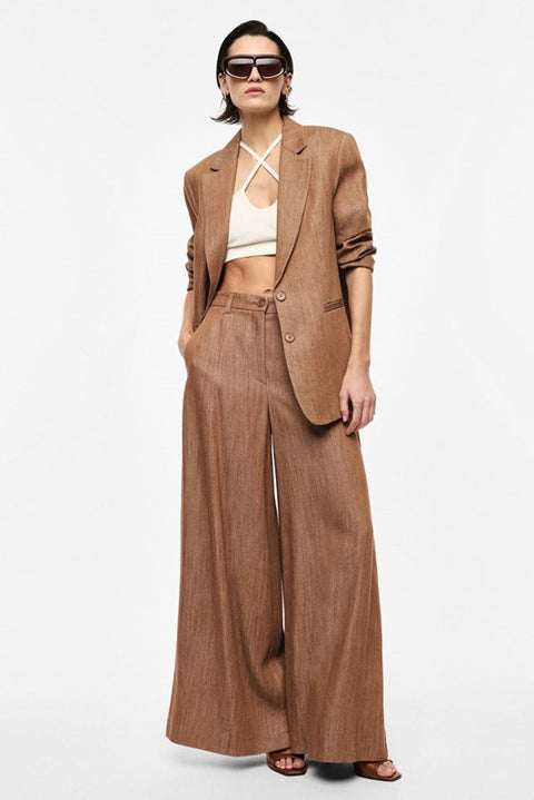 Blazer texturizzato con chiusura a due bottoni