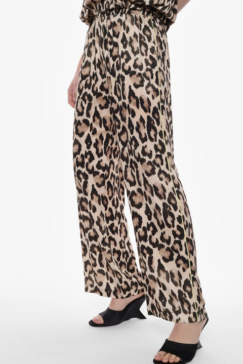 Pantaloni ampi stampa animalier