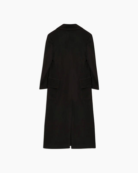 Cappotto lungo tinta unita