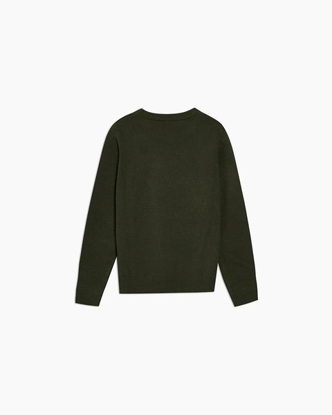 Maglione con inserti cut-out in strass