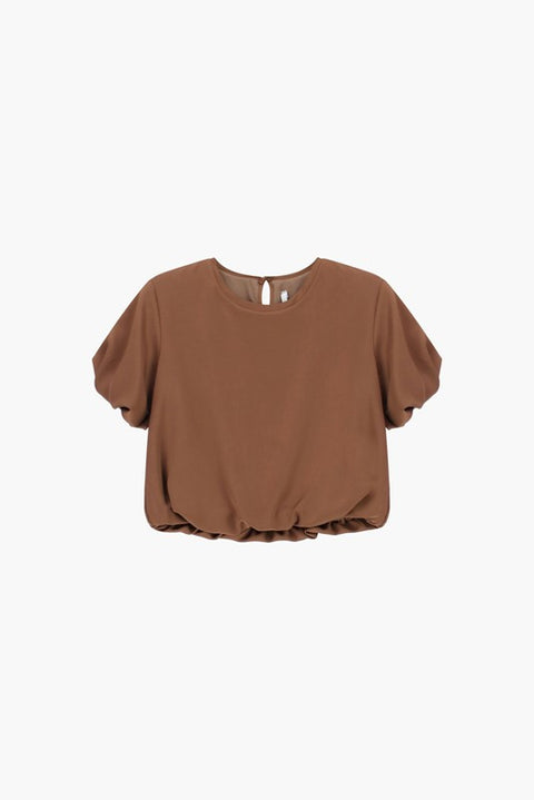 Blusa palloncino manica corta