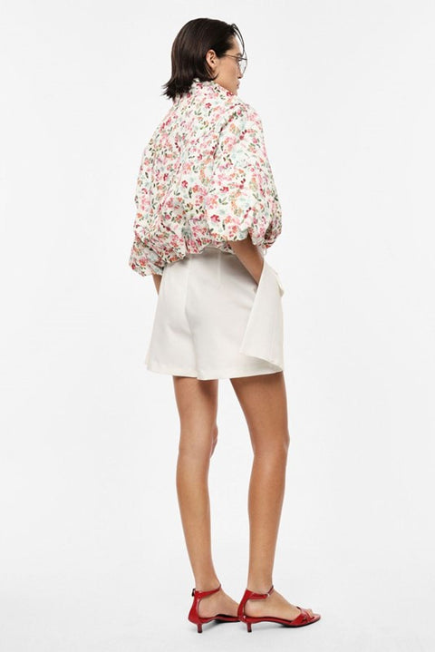 Skorts con tasche frontali e chiusura multipla
