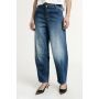 Jeans a palloncino vita media