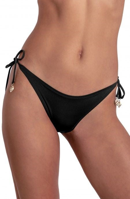 Slip culotte con conchiglie tinta unita