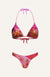 Bikini Triangolo imbottito Palm Paradise Piquet Lurex e Paillettes